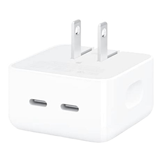 Apple Cargador 35W USB-C+C - iPhone 15 hasta 16 Pro Max