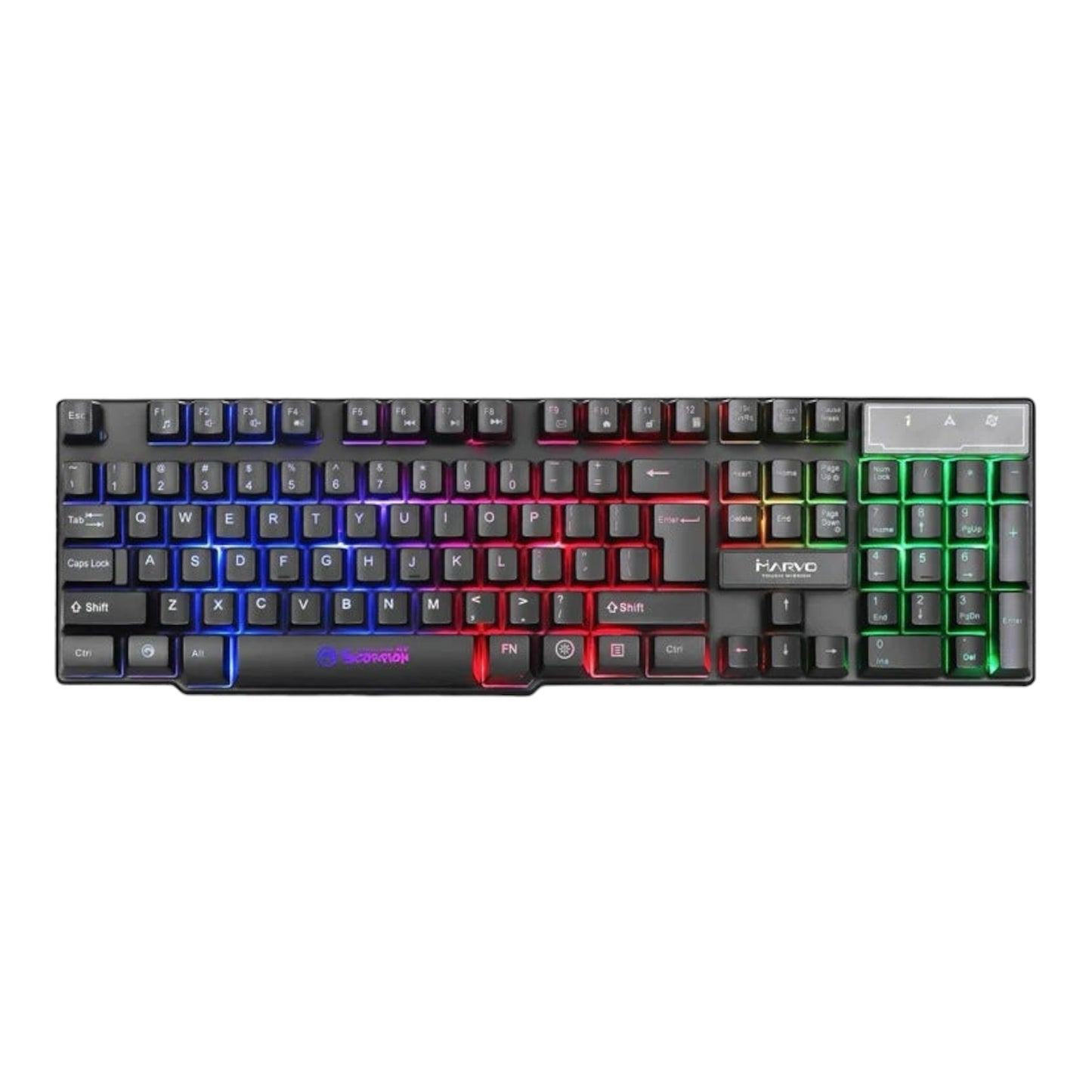 Pack Gaming 4 en 1-Teclado, Ratón LED, Auricular, Mouse Pad