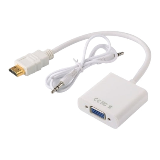 Adaptador HDMI a VGA + Cable 3.5mm