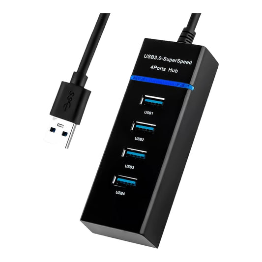 Hub Usb 3.0 4 Puertos Luz Indicadora Multi Usb