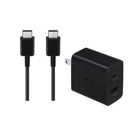 Cargador Samsung 35W Duo Con Cable